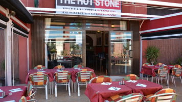 The Hot Stone Grill food