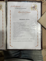 Casino De La Amistad menu