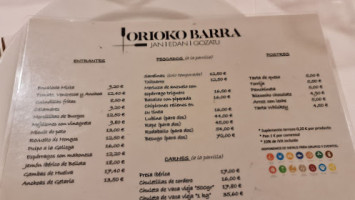 Orioko Barra food