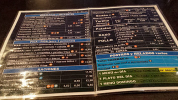 El Cid menu