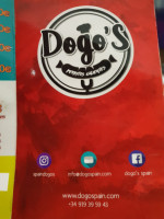 Dogos's Grill menu