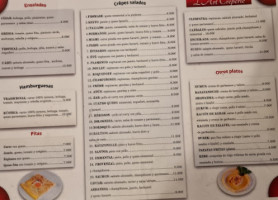 L'art Creperie menu