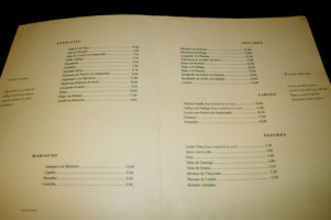 La Penela Velazquez menu