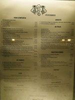 Bellavista menu