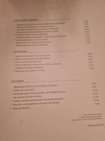 La Maruca menu