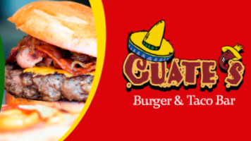 Cuates Burger Taco food