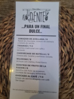 Al Dente menu