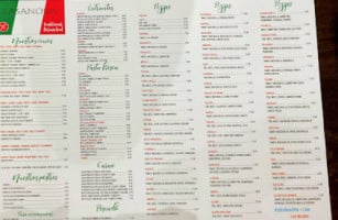 Casanova menu