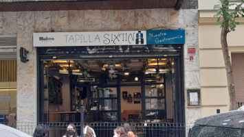 Tapilla Sixtina Madrid food