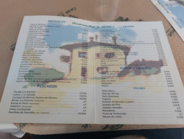 Casa Paquin menu