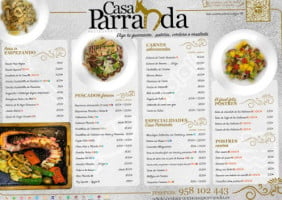 Casa Parranda food