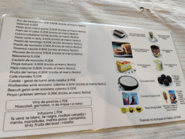 El Collet menu