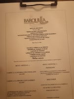 Barquilla menu