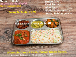 Mountain Curry Grill food