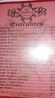 El Medievo menu