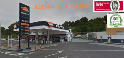 Repsol El Tanque outside