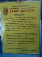 Ranxo Bonança food