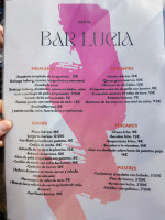 Lucia menu