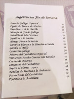 Costimar menu