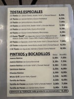 Panaderia Errotaundi menu