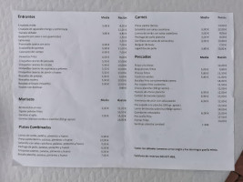 Casa Pepe menu