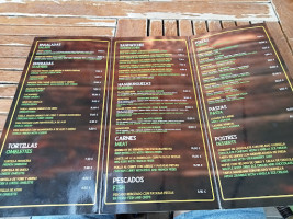 Mojito Playa Pequena menu