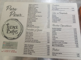 Tuercebotas menu