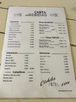 La Casa Fundida menu