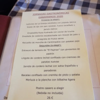 Volvoreta menu