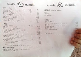 El Jardin Del Litri menu