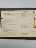 Cabana Marconi menu