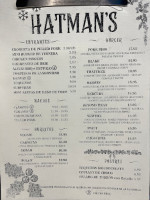 Hatman's menu