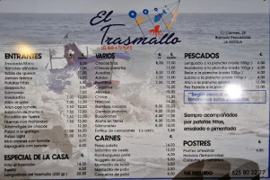 El Trasmallo menu