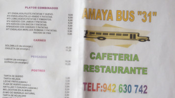 Amaya Bus food