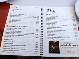 La Vina menu