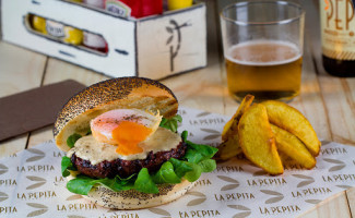 La Pepita Burger Santiago food