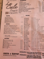 La Cala Mazarron menu