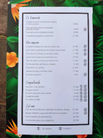 La Llorea Golf menu