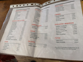 La Isla Beach menu