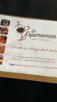 La Experiencia, Cafe Y Vinobar food