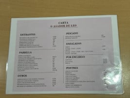 O Asador De Leo menu