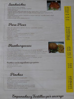 Cafeteria Montserrat menu