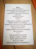 El Alfoz De Burgos Villagonzalo Pedernales menu