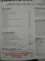 Plaza Del Grano Torrelavega menu