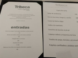 Tribeca menu