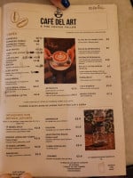 Cafe Del Art menu