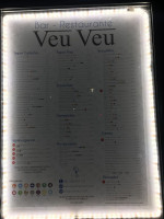 Bar Restaurante Veu Veu menu