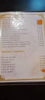 Estrella Del Norte menu