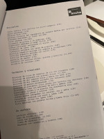 La Ancha menu