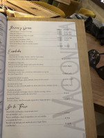 La Vagoneta menu